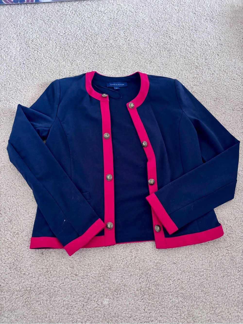Tommy Hilfiger Navy & Red Jacket
